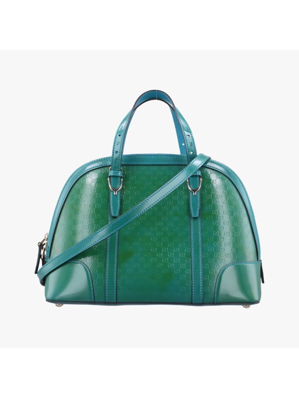 Gucci Micro Guccissima Green Patent